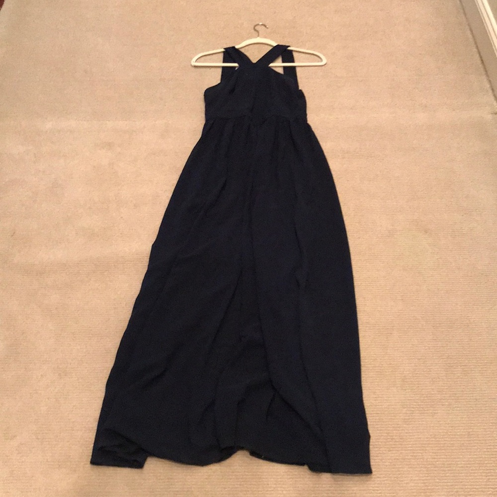 Long Chiffon bridesmaids dress.